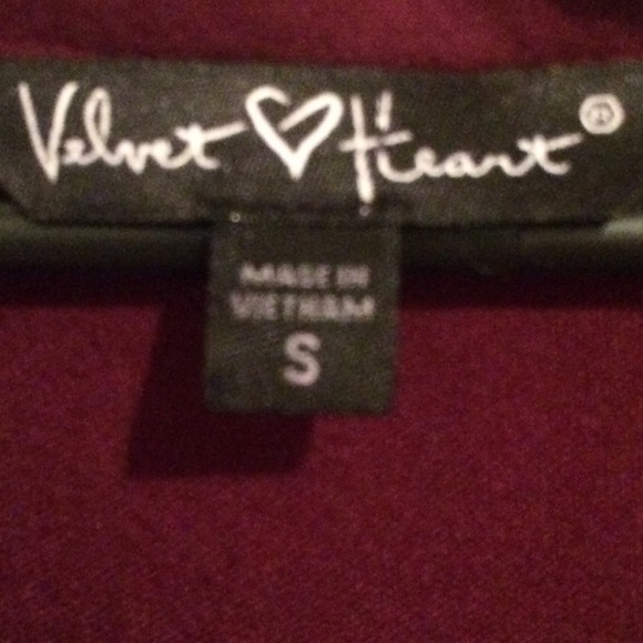 Velvet Heart Rayon Soft Button Up Shirt S - Picture 2 of 6